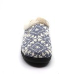 Plumaflex blauwe slipper R12031